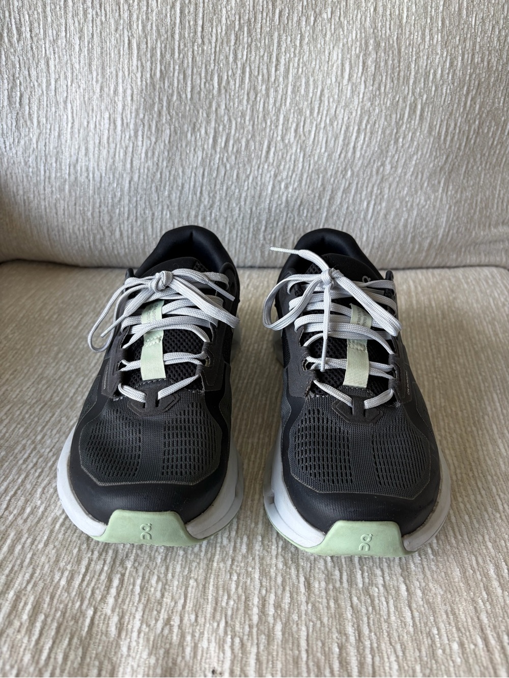 On Cloudrunner Women's Running Shoes 8 WIDE Black Athletic Sneakers Shadow Lima - Picture 6 of 11